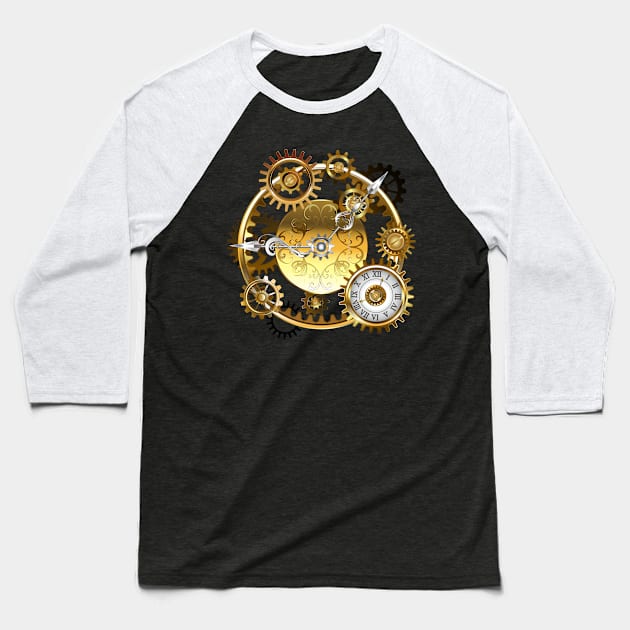 CLOCKWORKS STEAMPUNK STYLE Baseball T-Shirt by KutieKoot T's